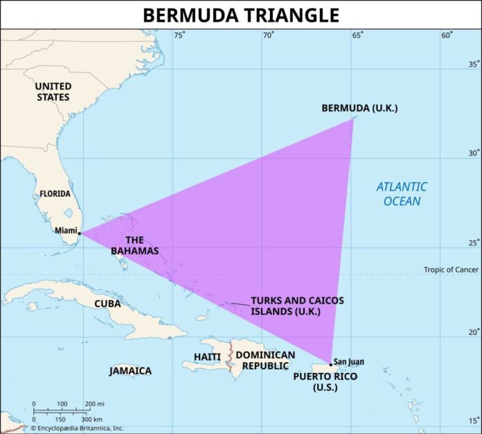 Bermuda Triangle Map