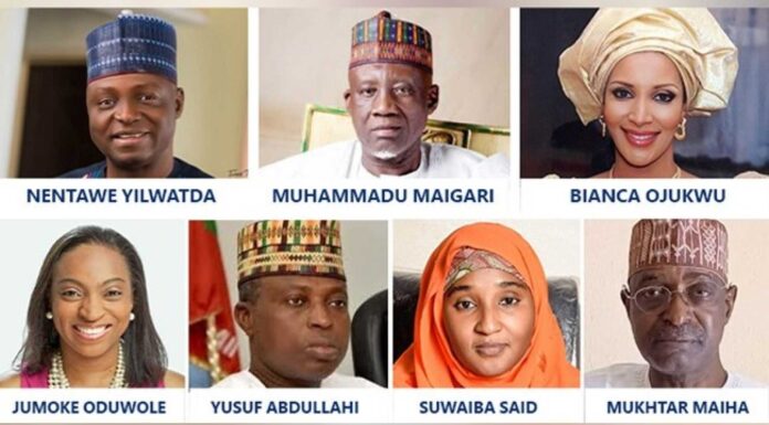 Bianca Ojukwu And Other New Nigerian Ministers