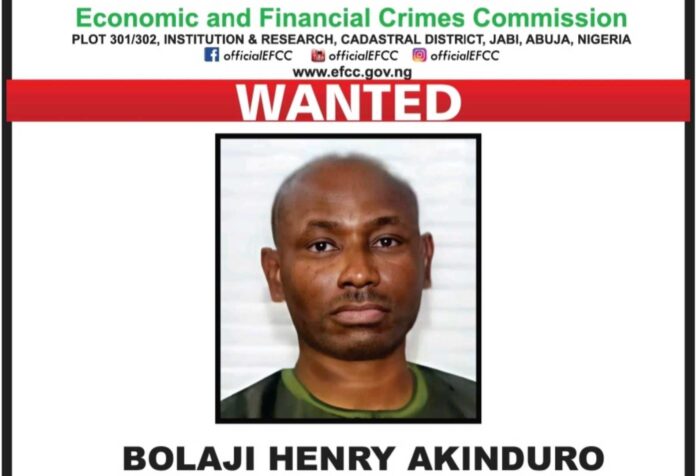 Bolaji Henry Akinduro Efcc Wanted