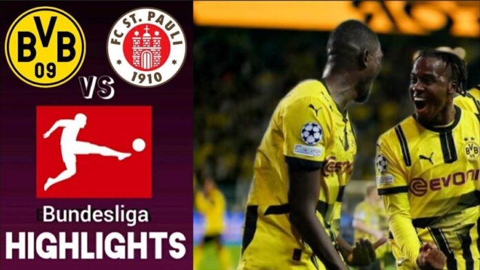 Borussia Dortmund Vs Fc St. Pauli Bundesliga Match