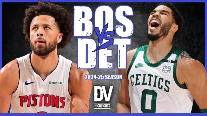 Boston Celtics Vs Detroit Pistons Game Highlights October 26 2024