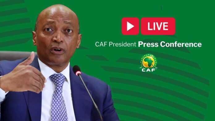 Caf President Patrice Motsepe Press Conference