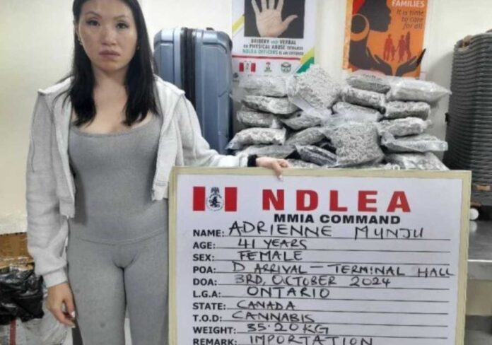 Canadian Lady Sentenced For Drug Importation In Nigeria