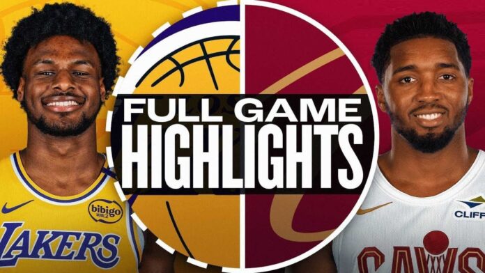 Cavaliers Vs Lakers Game Highlights October 30 2024