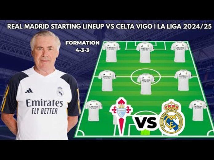 Celta Vigo Vs Real Madrid Lineup La Liga