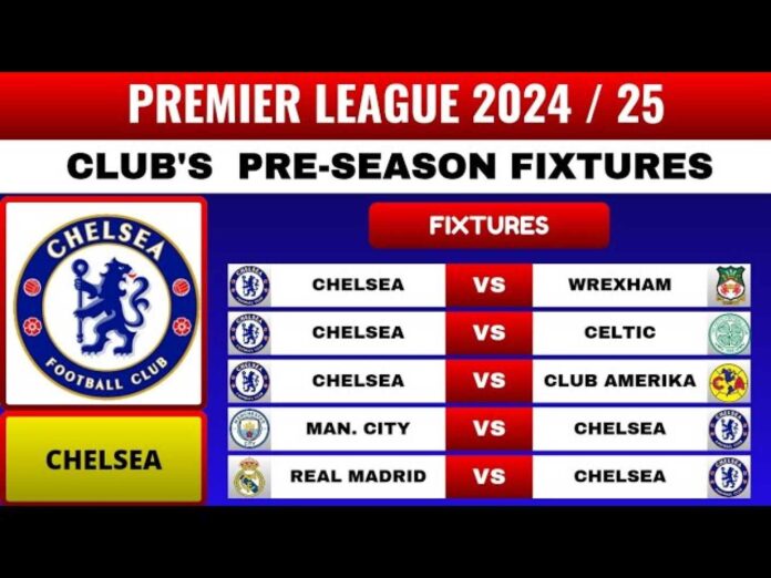 Chelsea Fc Fixtures 2024/25 Premier League