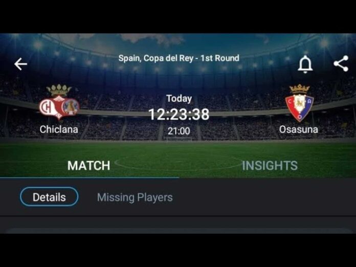 Chiclana Vs Osasuna Copa Del Rey Match