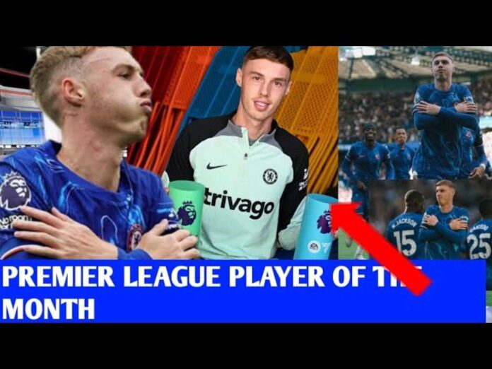 Cole Palmer Premier League Player Of The Month September 2024