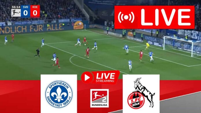 Darmstadt 98 Vs 1. Fc Köln 2. Bundesliga Match