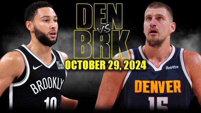 Denver Nuggets Vs Brooklyn Nets Game Highlights October 29 2024