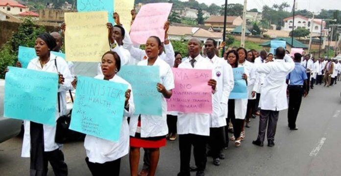 Doctors Protesting In Nigeria