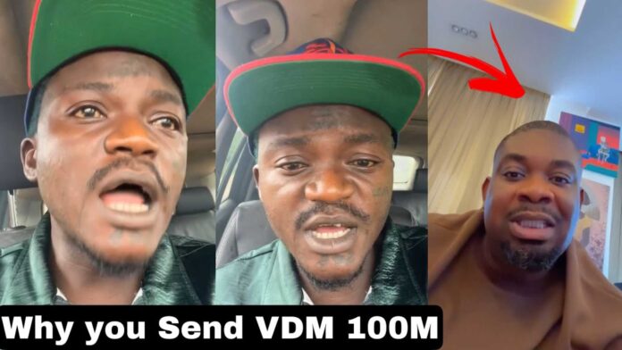 Don Jazzy And Verydarkman N100 Million Gift Reaction