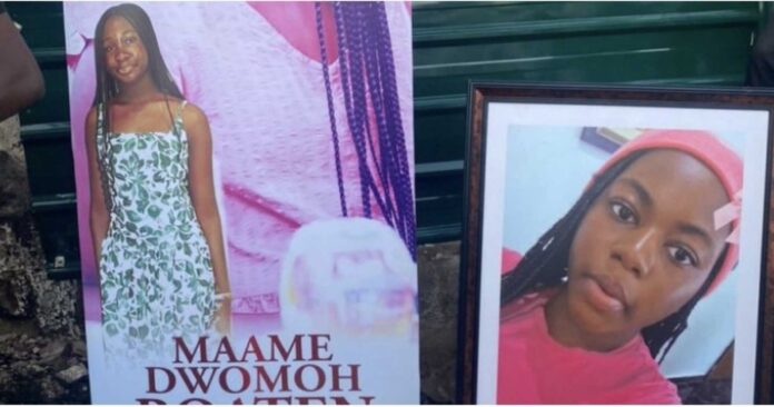 East Legon Accident Vigil For Justine Agbenu And Maame Dwomoh