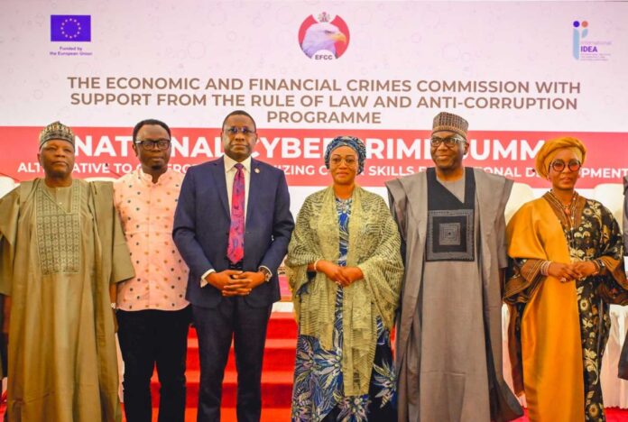 Efcc Chair Speaking At National Cybercrime Summit