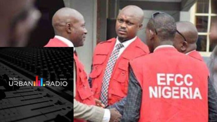 Efcc Operatives At Urban Radio Enugu