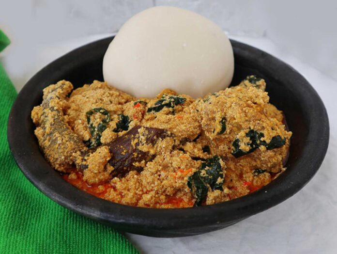 Egusi Soup And Fufu