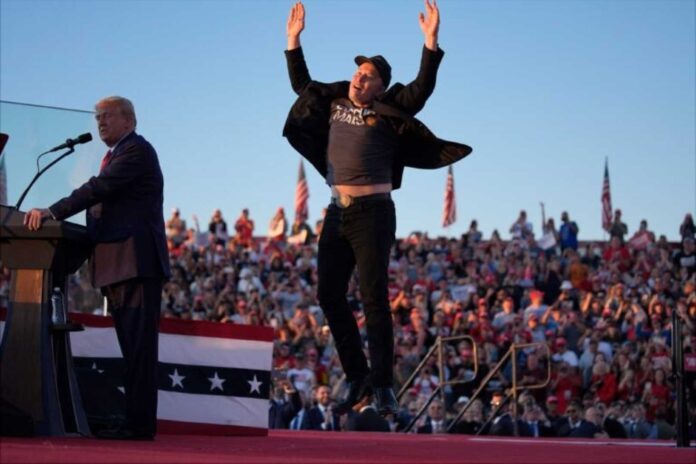 Elon Musk Donald Trump Campaign Rally Pennsylvania