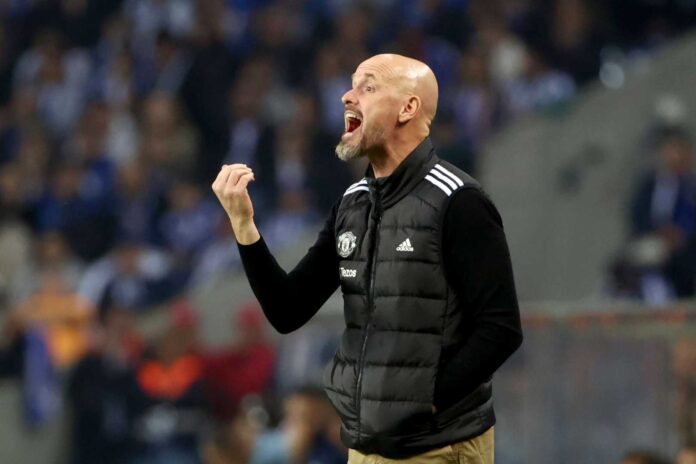 Erik Ten Hag Manchester United Porto Match