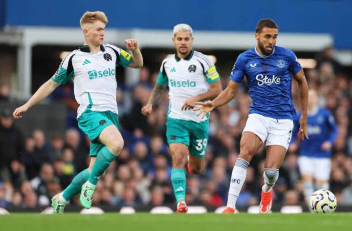 Everton Vs Newcastle United Premier League Match