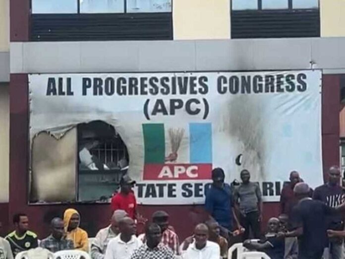 Explosion At Apc Secretariat Port Harcourt