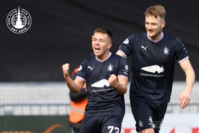 Falkirk Fc Players In Action