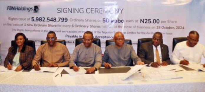 Fbn Holdings Rights Issue Signing Ceremony