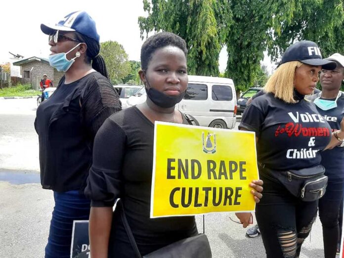 Female Lawyers Protesting Gender Based Violence In Nigeria