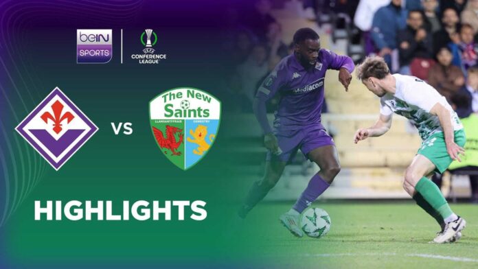 Fiorentina Vs The New Saints Conference League Match