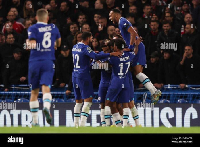 Fofana Celebrating Goal For Chelsea