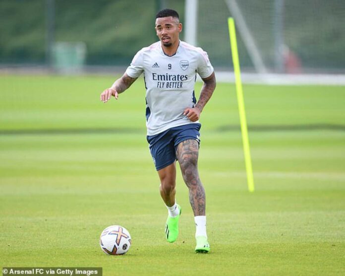 Gabriel Jesus Arsenal Training