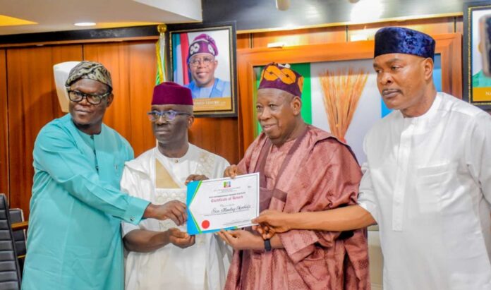 Ganduje And Okpebholo Meeting