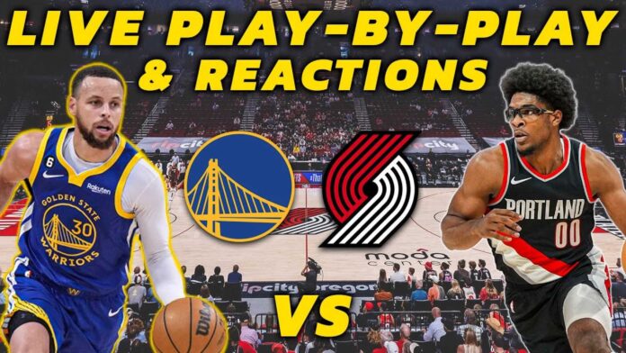 Golden State Warriors Vs Portland Trail Blazers Game