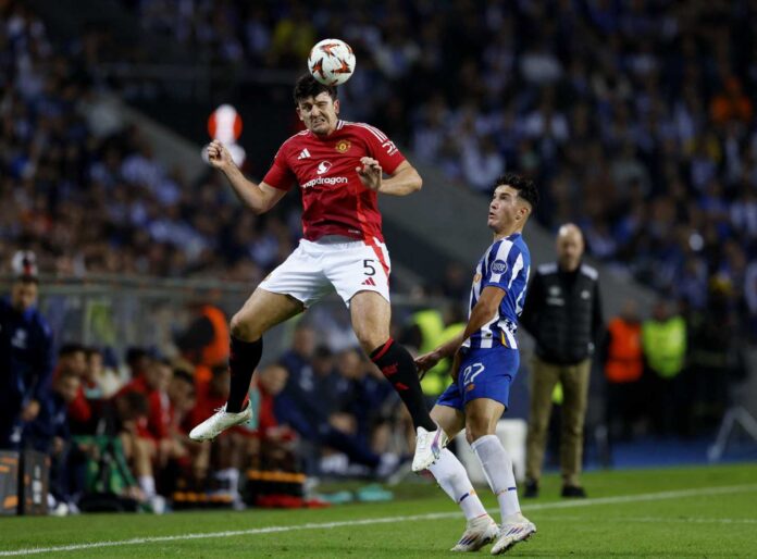 Harry Maguire Header Vs Fc Porto