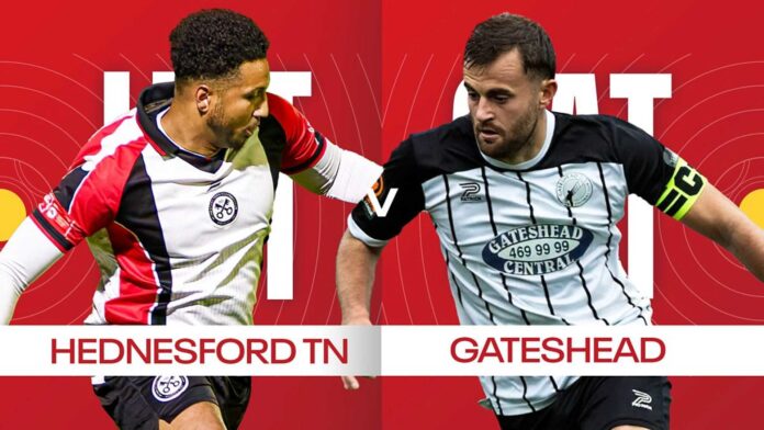 Hednesford Town Vs Gateshead Fc Fa Cup Match