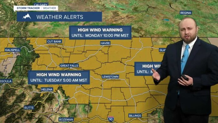 High Wind Warning Montana