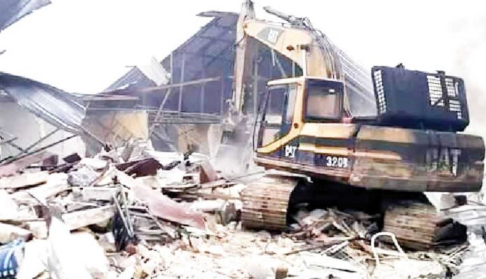 Hotel Demolition In Rivers State During Covid 19