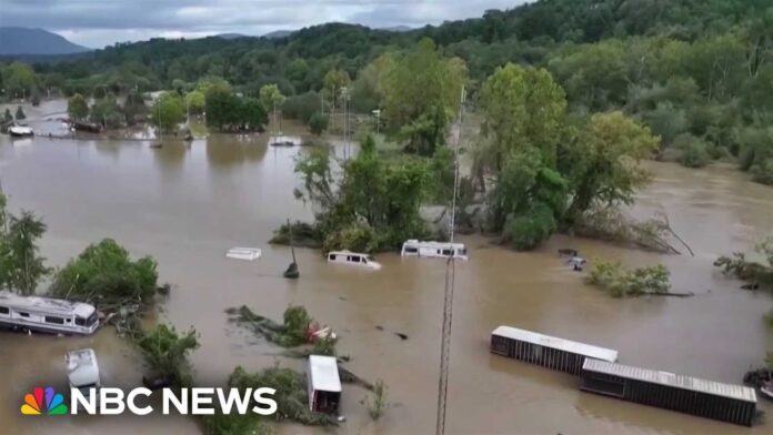 Hurricane Helene Flood Damage And Israel Lebanon Conflict