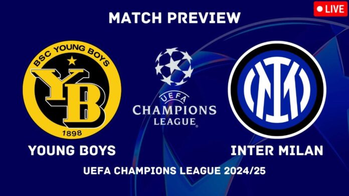 Inter Milan Vs Young Boys Uefa Champions League Match