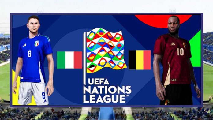 Italy Vs Belgium Uefa Nations League 2024/25 Match Highlights