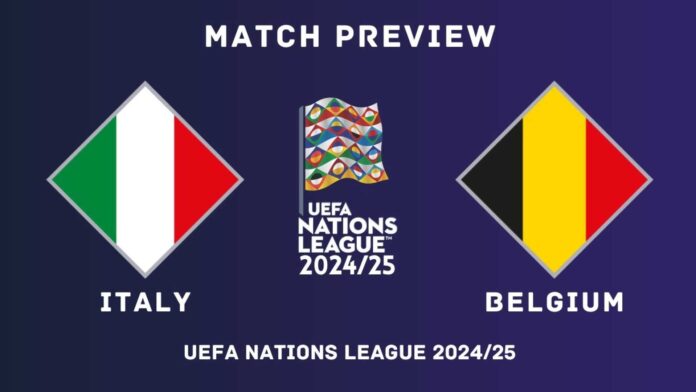 Italy Vs Belgium Uefa Nations League Match Preview