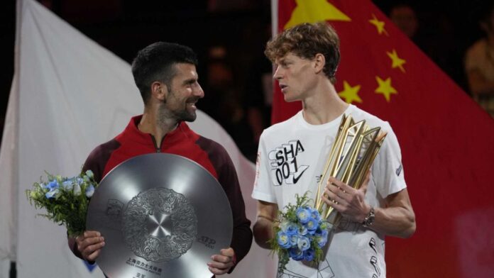 Jannik Sinner And Novak Djokovic Shanghai Masters Final