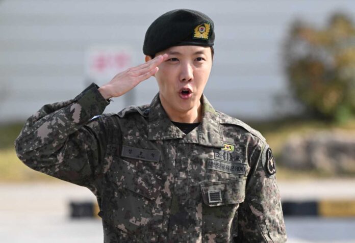 J Hope Bts Military Discharge Wonju South Korea