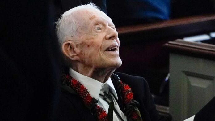 Jimmy Carter Voting At 100 Years Old