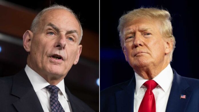 John Kelly And Donald Trump