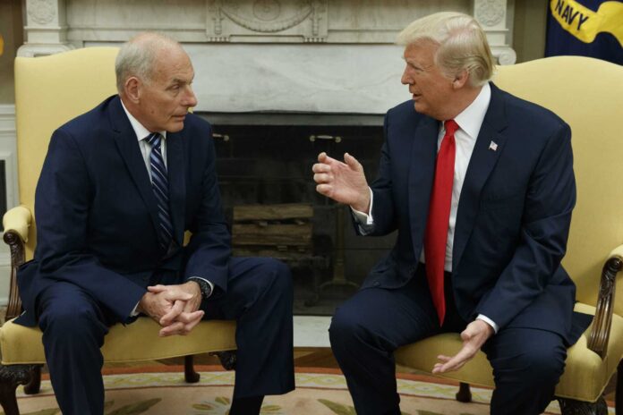 John Kelly And Donald Trump