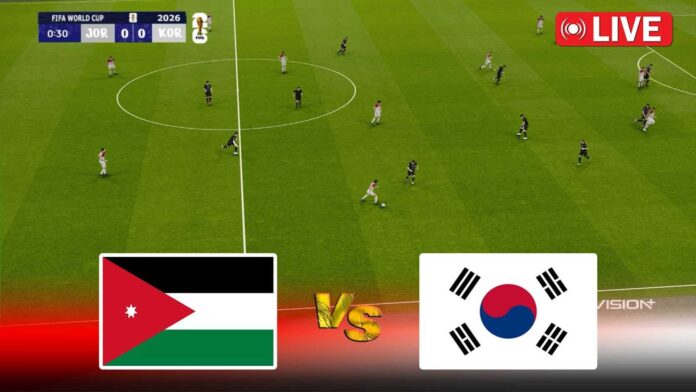 Jordan Vs South Korea Football Match