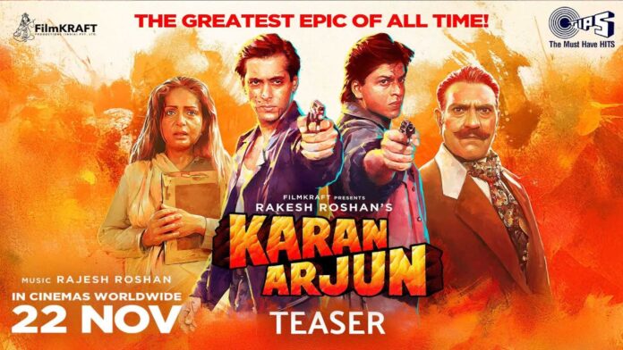 Karan Arjun Movie Re Release Poster