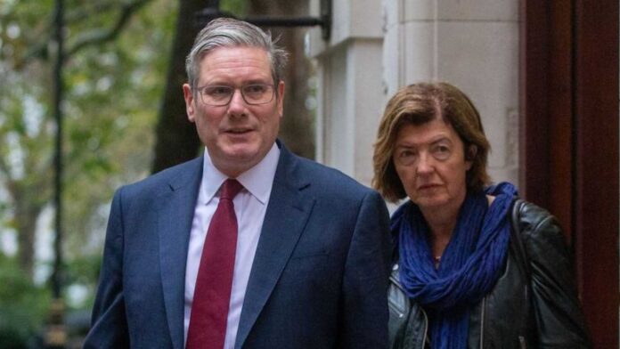 Keir Starmer And Sue Gray At Downing Street