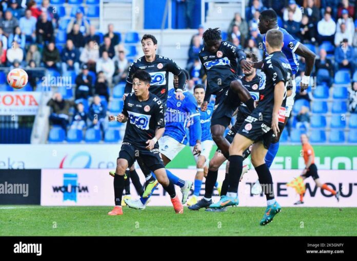 Krc Genk Vs Kv Kortrijk Football Match