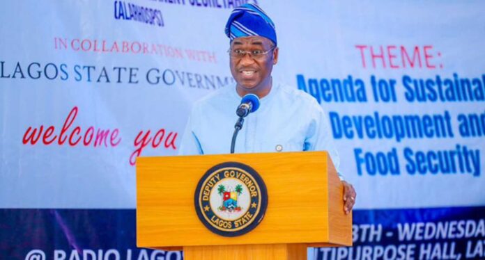 Lagos Deputy Governor Obafemi Hamzat Urging Students To Read